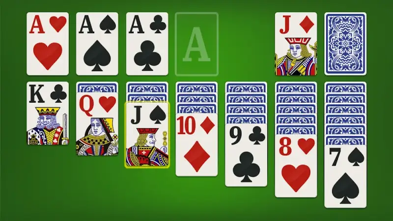 Schermata di Solitaire Classic